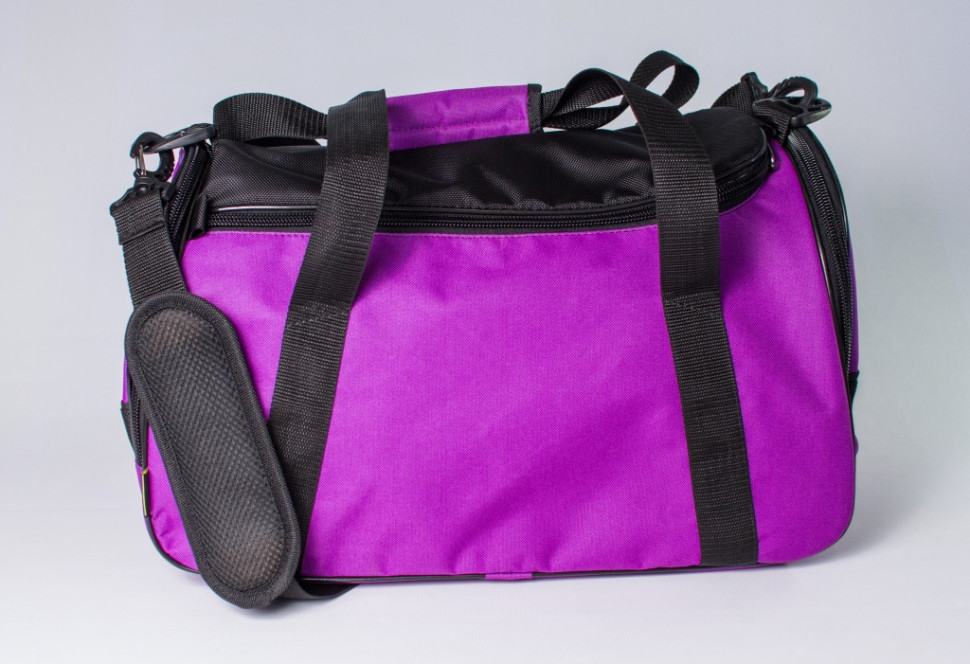 Женская спортивная сумка каркасной формы TWIST фиолетовая от MAD | born to win™