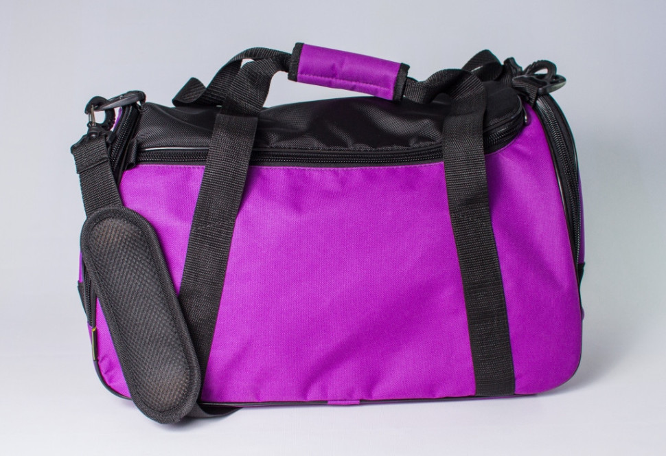 Женская спортивная сумка каркасной формы TWIST фиолетовая от MAD | born to win™