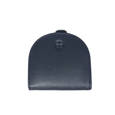 Монетница кожаная Cortina 5070 navy синий