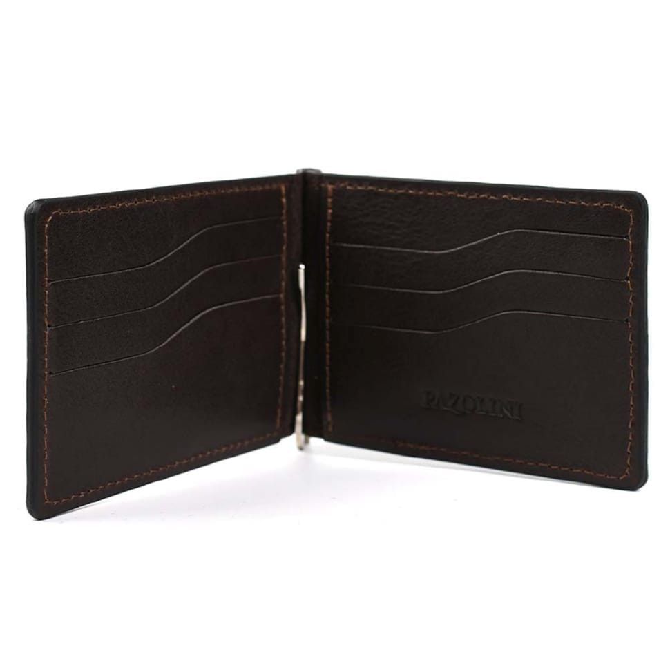 Затискач Carlo Pazolini CP5620 шкіра шоколад