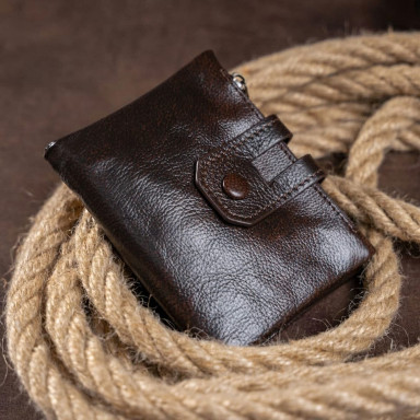 Vintage Wallet 14602 Leather Brown