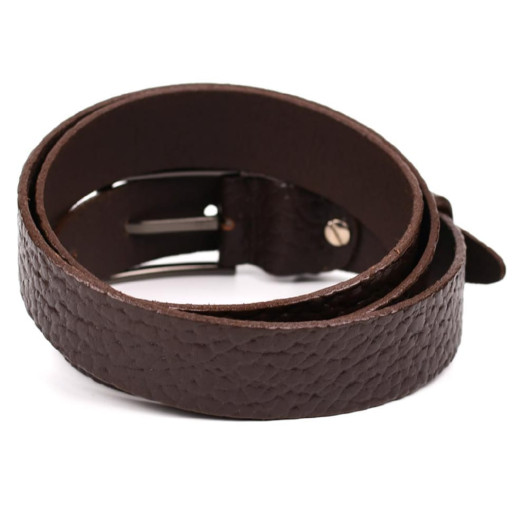 Коричневий шкіряний ремінь флотар TARWA A53062-04 ширина 30мм