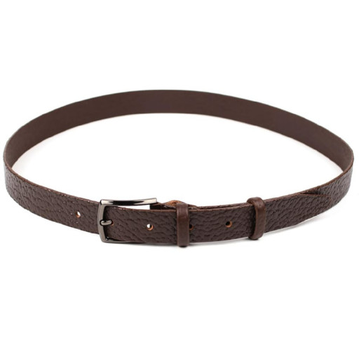 Коричневий шкіряний ремінь флотар TARWA A53062-04 ширина 30мм