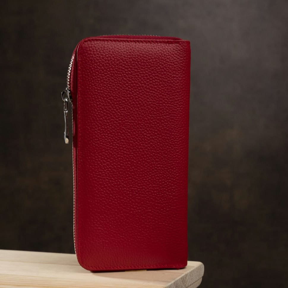 Кошелек женский ST Leather 18419 (ST45-2) очень надежный Красный