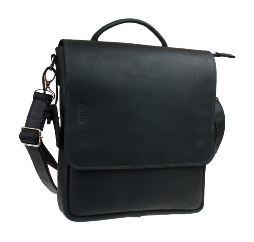 Сумка чоловіча шкіряна на плече SULLIVAN 354-146(46) чорна