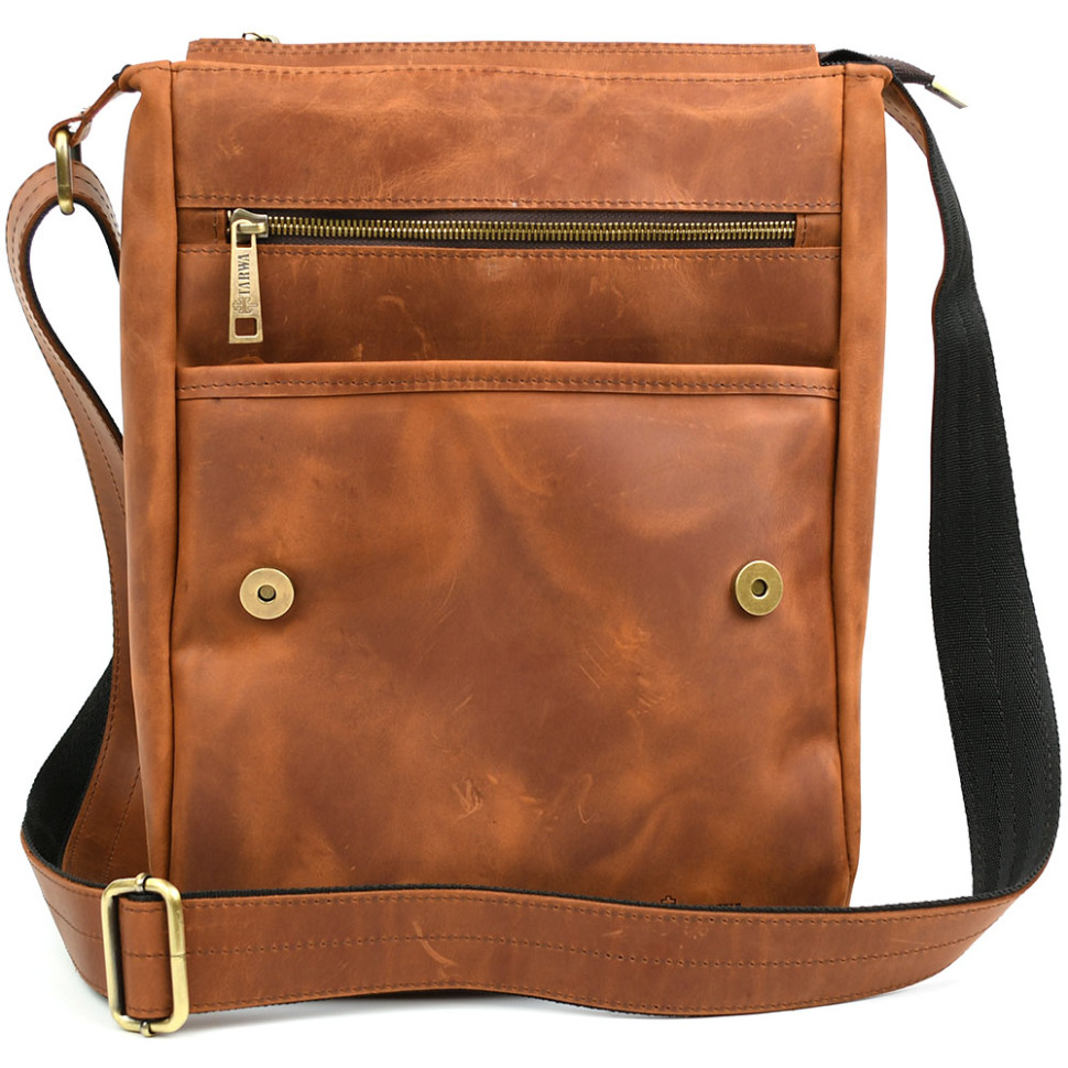 Чоловіча шкіряна сумка А4 через плече RB-1501-3md TARWA crazy horse