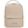 Dedalo Woven printed leather backpack