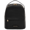 Dedalo Woven printed leather backpack