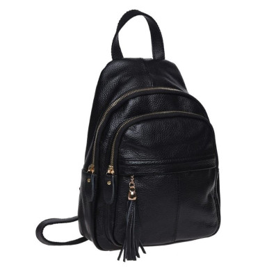 Жіночий шкіряний рюкзак Keizer K11032-black