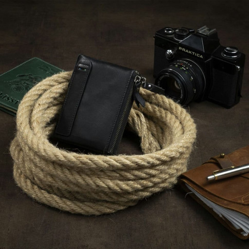 Гаманець унісекс Vintage 14941 Чорний