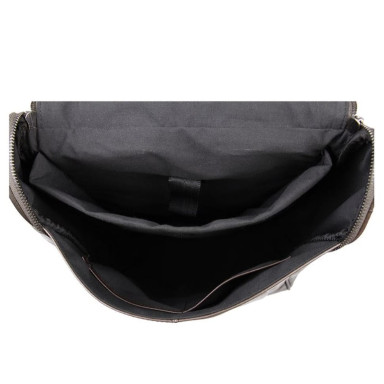 Men's leather backpack for everyday use John McDee 7344J