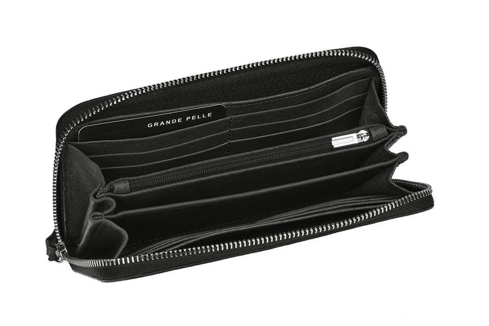 Портмоне Serpente, чорний Grande Pelle 532610