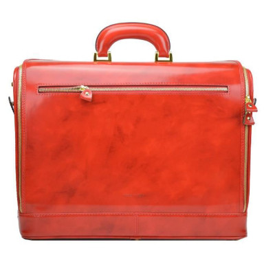 Pratesi RBL116/17 - Raffaello Laptop Bag 17 in cow leather Raffaello Laptop Bag R116/17 Blue
