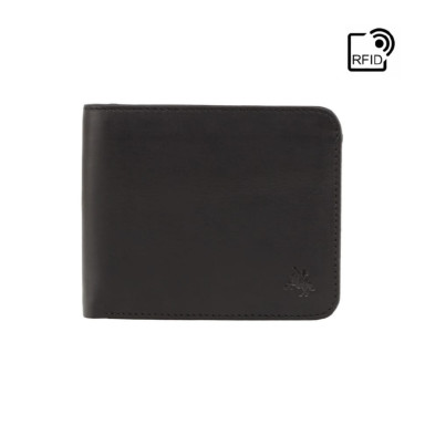 Men's wallet Visconti VSL35 Trim with RFID (Black-Cobalt)