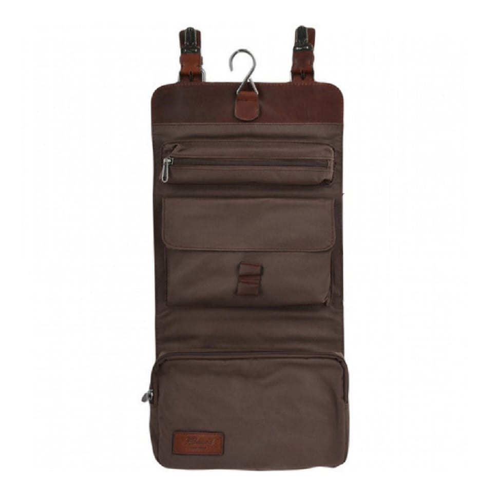 Ashwood Phil Tan Toiletry Bag (Red)