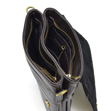 Mens shoulder bag GC-0022-4lx TARWA with 2 compartments