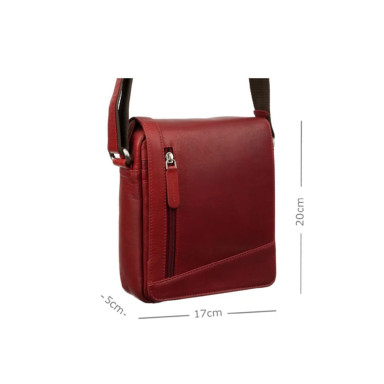 Сумка чоловіча Visconti S7 Messenger Bag A5 Lee (Red)