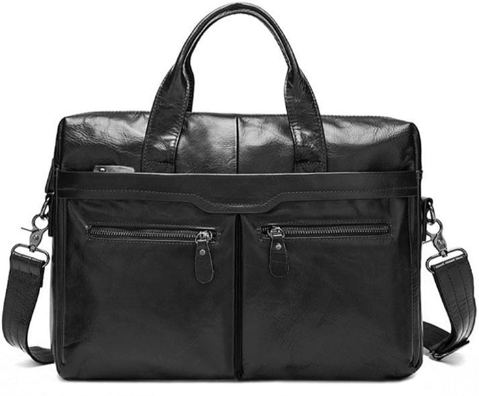 Функціональна чоловіча сумка з натуральної шкіри Bexhill Bx9005A