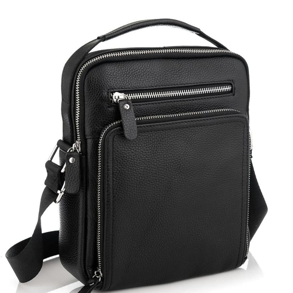 Барсетка чоловіча шкіряна через плече Tiding Bag M5608-1A