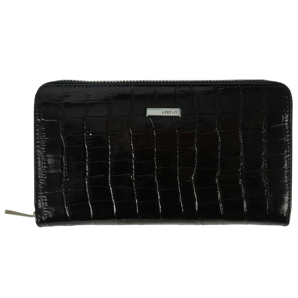 Жіночий чорний клатч F-CR-CC-1072A