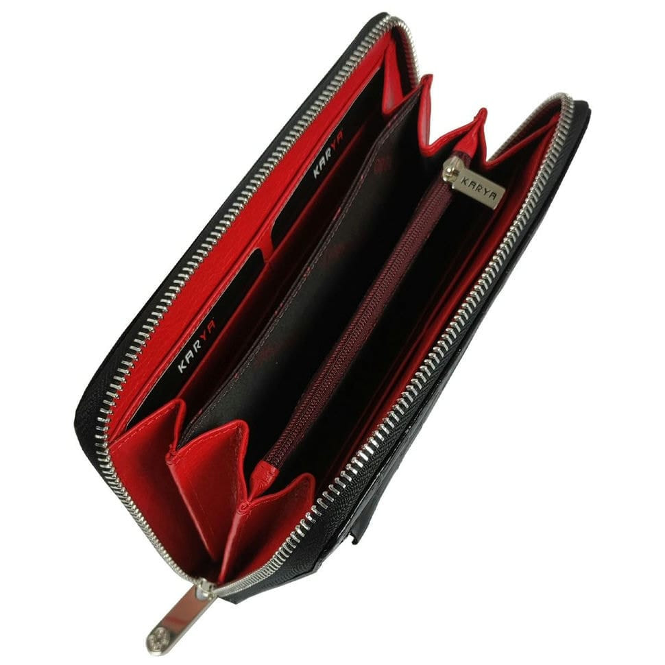 Жіночий чорний клатч F-CR-CC-1072A