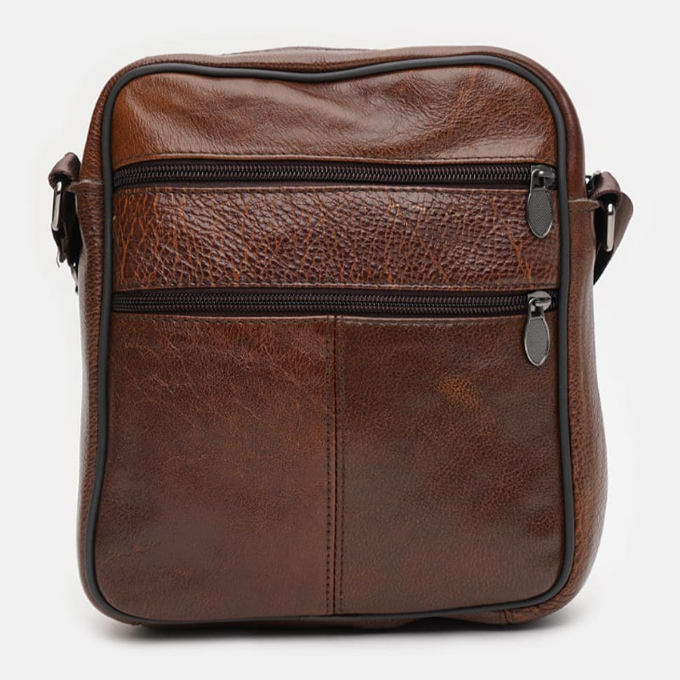 Чоловічі шкіряні сумки Keizer K18460br-brown