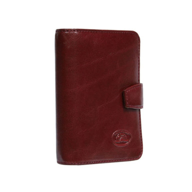 Leather pocket notebook Italico 1649 rosso red