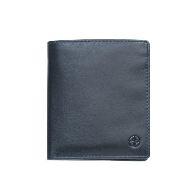 Leather wallet Cortina 5079 navy blue