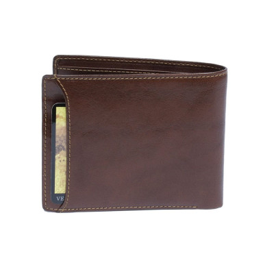 Leather wallet Italico 1614 cognac cognac