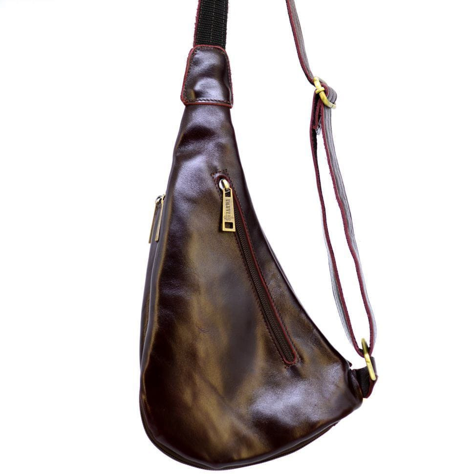 Mini backpack made of genuine leather on one shoulder GM-3026-3md TARWA