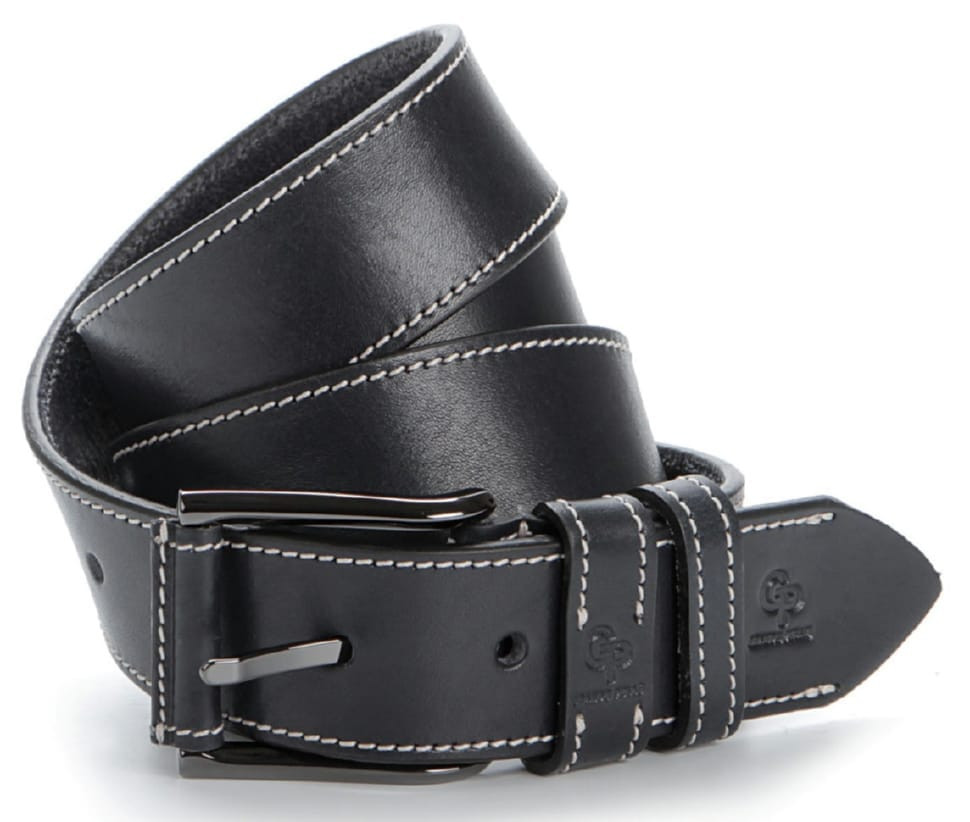 Сучасний чоловічий шкіряний ремінь GRANDE PELLE 00790 Синій