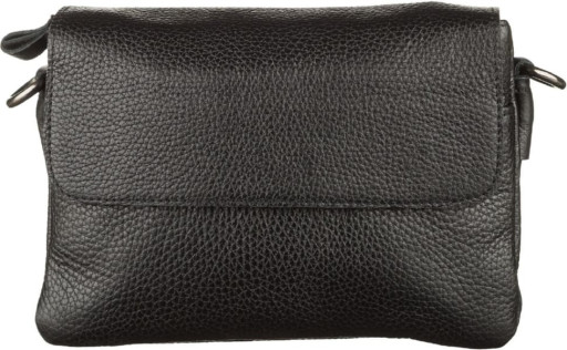 Чоловіча сумка SHVIGEL 11038 шкіряна, Чорна