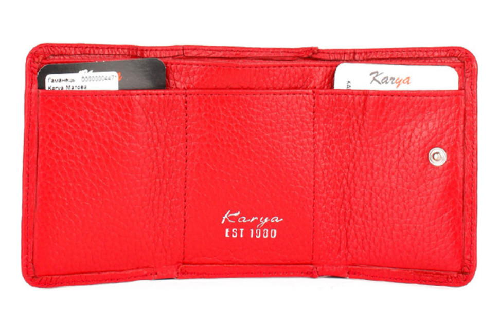Гаманець Karya червоний 0038-46