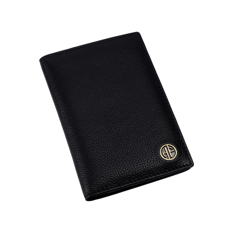 Шкіряна обкладинка для документів Hammonds Flycatcher PH602 Nappa Black (Чорний)