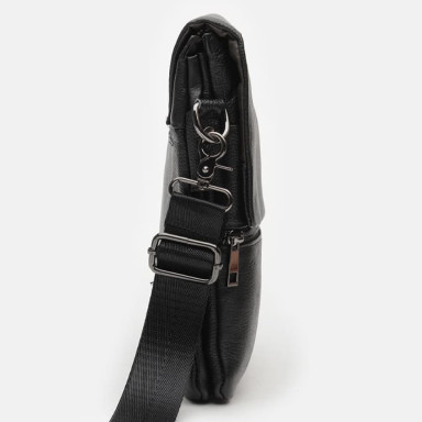 Men's leather bag Borsa Leather K12056-black