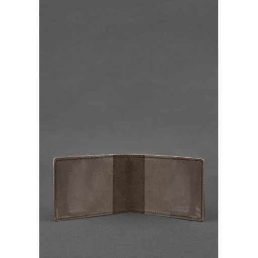 Універсальна шкіряна обкладинка для посвідчення темно-коричнева Crazy Horse