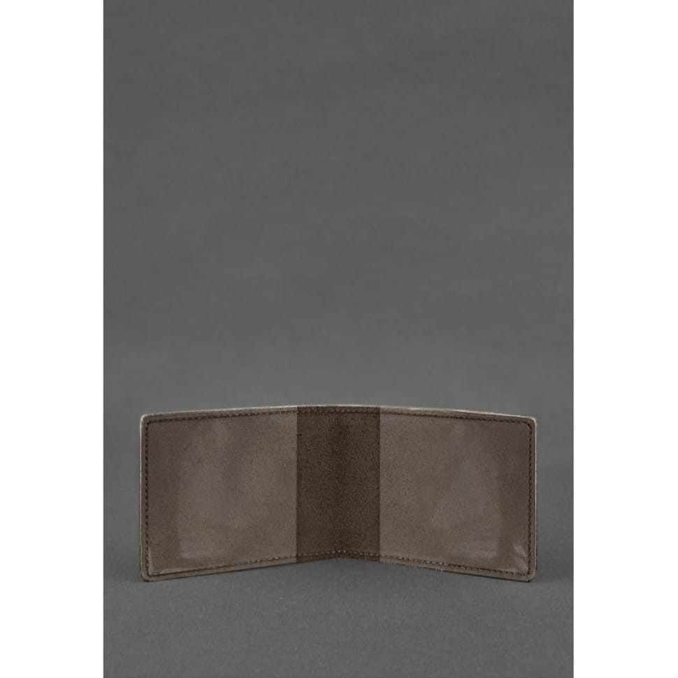 Универсальная кожаная обложка для удостоверения темно-коричневая Crazy Horse