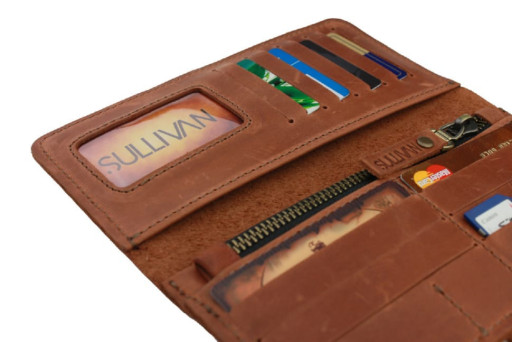 Гаманець жіночий шкіряний SULLIVAN 80249(8) світло-коричневий