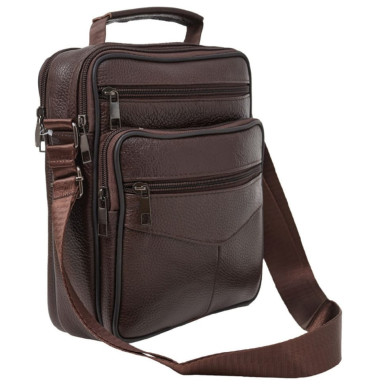 Барсетка м'яка шкіряна BUFFALO BAGS M510C коричнева