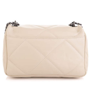 Кожаная женская сумка Virginia Conti Italy - Art02786beige