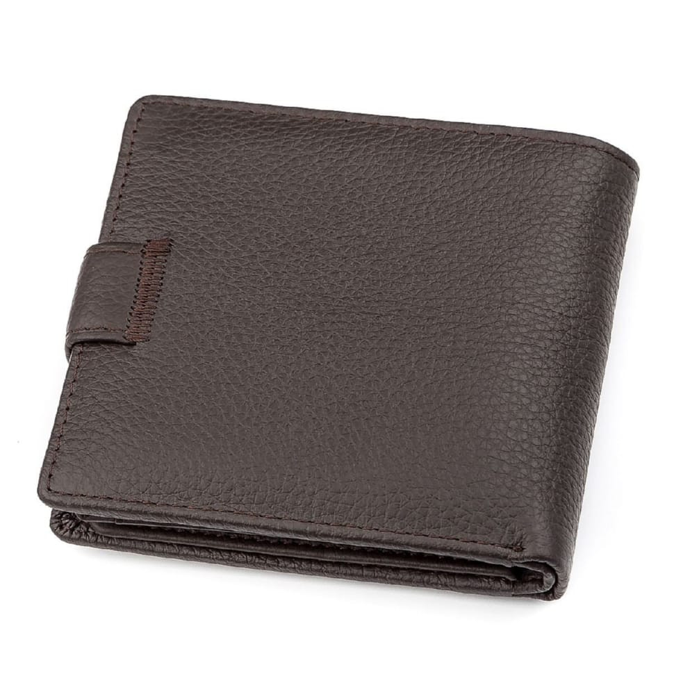 Мужской кошелек ST Leather 18347 (ST153) функциональный Коричневый