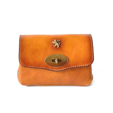 Pratesi BCO160 - S.Bernardo Clutche in cow leather Bruce Cognac