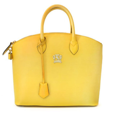Pratesi BYE348 - Versilia Bruce Handbag in cow leather Bruce Yellow