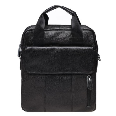 Men's leather bag Borsa Leather K18863-black