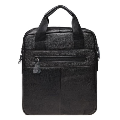Men's leather bag Borsa Leather K18863-black