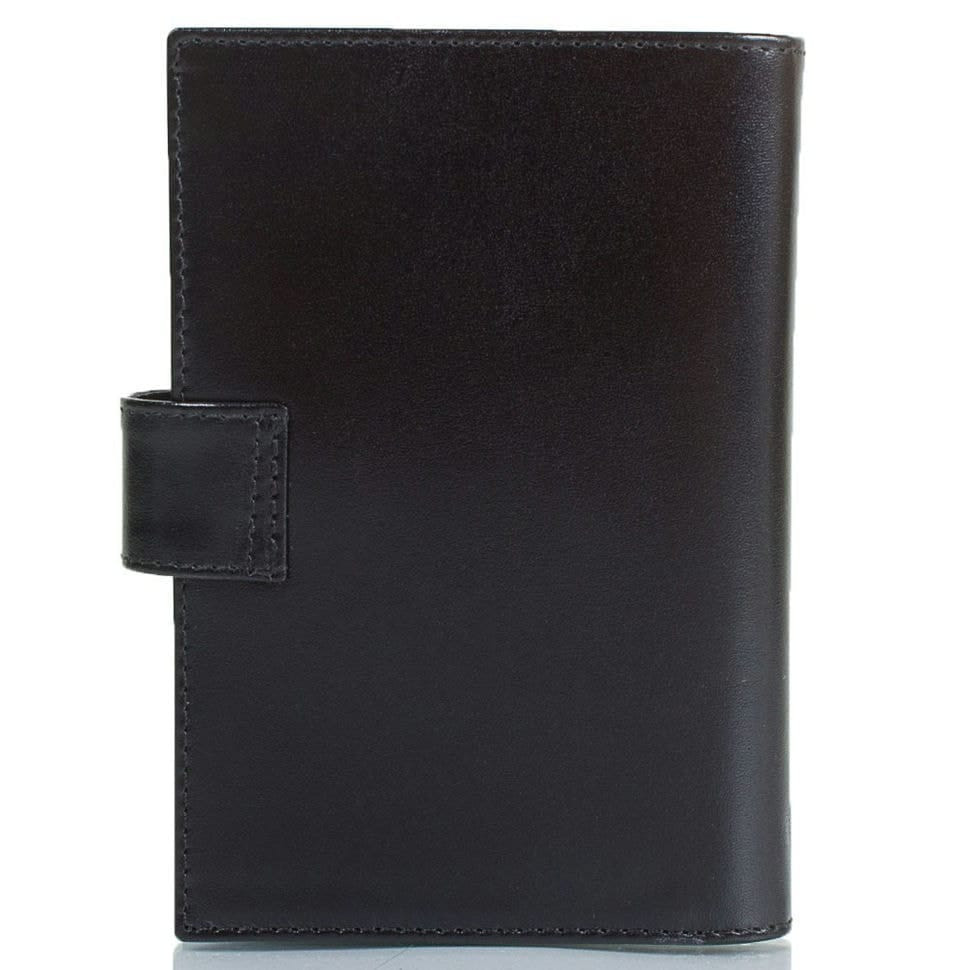 Обкладинка на автодокументи шкіряна Desisan 101-1 чорний гладкий