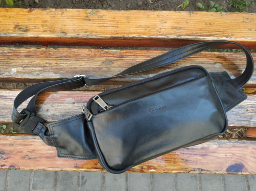 Поясна велика сумка на два відділення TARWA GA-0704-3md з фастексом