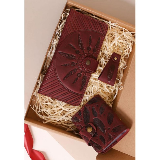 Набір жіночих шкіряних аксесуарів Ібіца.