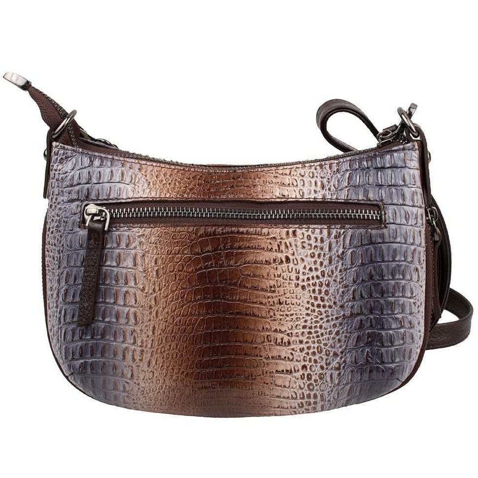 Сумка жіноча Desisan 3044-757 сірий кроко лак