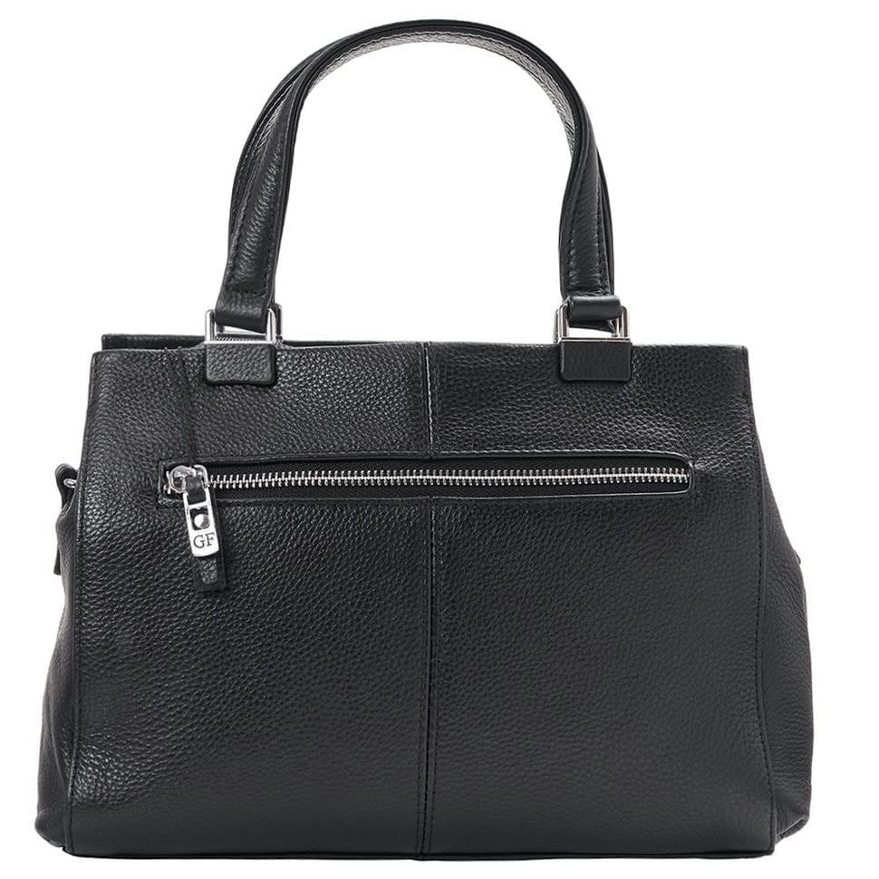 Сумка жіноча шкіряна GIORGIO FERRETTI GF2017146-1 чорна